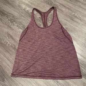 Lululemon Heathered Maroon Tank